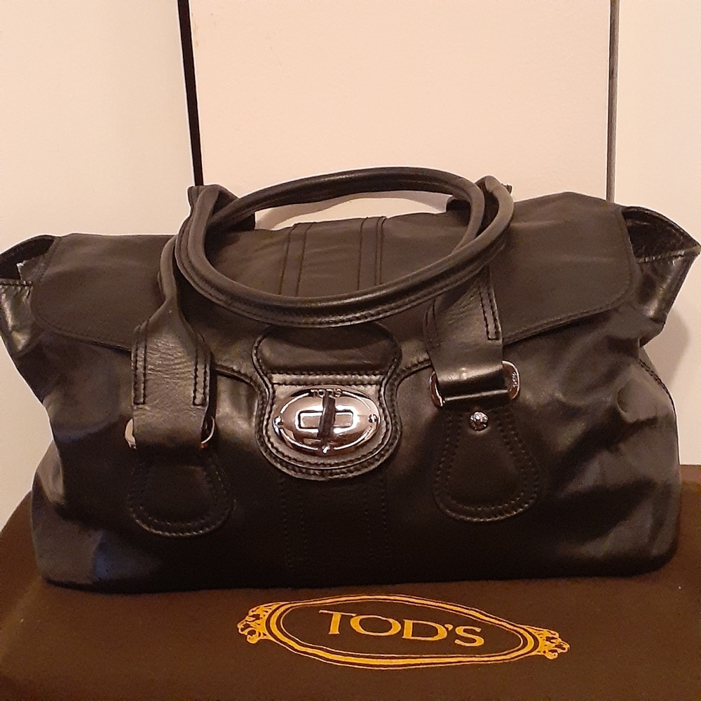 Tod's Black satchel
